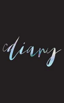 Diary: Black cover, shell font, 100 pages, 5"x8", glossy