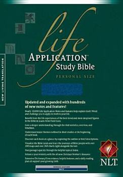 Paperback Life Application Study Bible-Nlt-Personal Size [With CDROM Gold: Starter Edition] Book