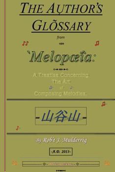 Paperback The Author's Glossary from Melopoeia Book