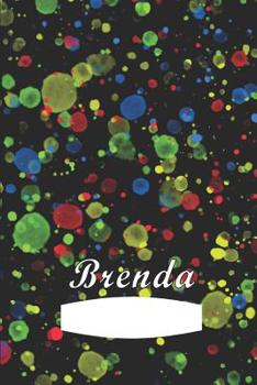 Paperback Brenda: First name Brenda personalized notebook Book
