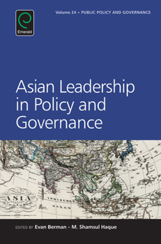 Hardcover Asian Leadership in Policy and Governance Book
