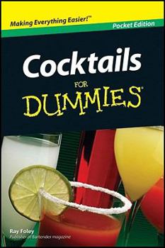 Paperback Cocktails for Dummies (Pocket Edition) Book