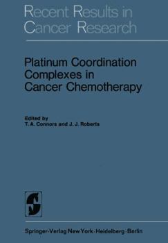Paperback Platinum Coordination Complexes in Cancer Chemotherapy Book