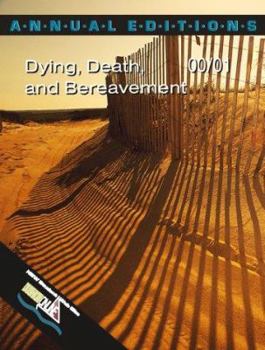 Paperback Dying, Death, and Bereavement 00/01 Book