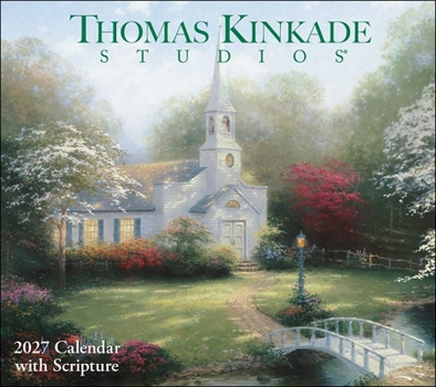 Thomas Kinkade Studios® 2027 Deluxe Wall Calendar with Scripture