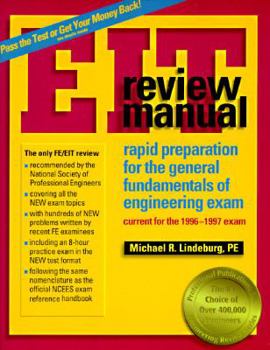 Paperback Eit Review Manual: Rapid Preparation for the General Fundamentals of Engineering Exam Book