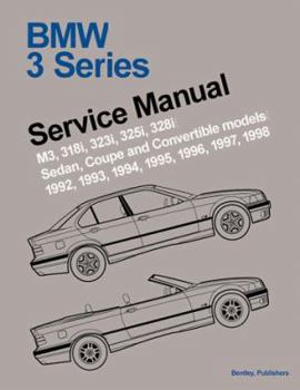 Paperback Bentley BMW 3 Series Service Manual 1992-1998 Book