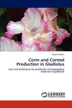 Paperback Corm and Cormel Production in Gladiolus Book