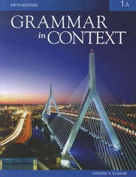 Paperback Grammar in Context 1A Book