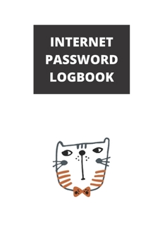 Paperback Internet Password Logbook: (5.5 x 8.5 in, 110 pages): Password Journal, Logbook, Login and Private Information Keeper, Notebook Book