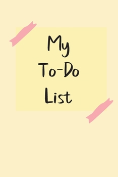 Paperback My To Do List: A simple book filled with lines that include check boxes. Book
