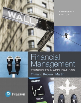 Hardcover Financial Management: Principles and Applications Book
