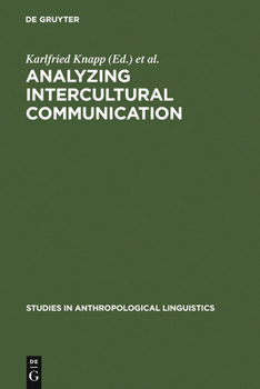 Hardcover Analyzing Intercultural Communication Book