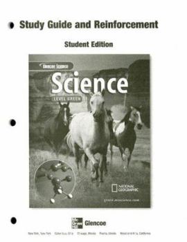 Paperback Glencoe Iscience, Level Green, Grade 7, Reinforcement and Study Guide, Student Edition Book