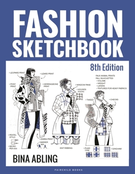 Paperback Fashion Sketchbook Book