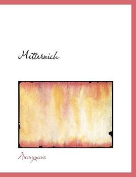 Paperback Metternich [French] Book