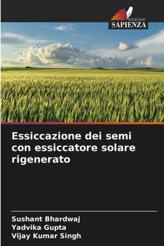 Paperback Essiccazione dei semi con essiccatore solare rigenerato [Italian] Book