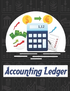 Paperback accounting ledgers: for bookkeeping Accounting General Ledge, sustained and long lasting tracking and record keeping Size:8.5"x11" in 100 Book