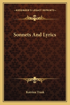 Paperback Sonnets And Lyrics Book