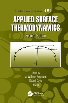 Paperback Applied Surface Thermodynamics Book