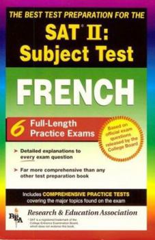 Paperback SAT II French Reading Test Book