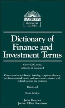 Paperback Dictionary of Finance and Investment Terms Book