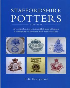 Hardcover Staffordshire Potters 1781-1900 Book