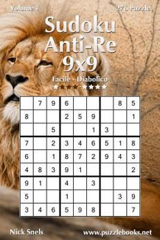 Paperback Sudoku Anti-Re 9x9 - Da Facile a Diabolico - Volume 1 - 276 Puzzle [Italian] Book
