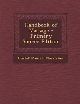 Paperback Handbook of Massage Book
