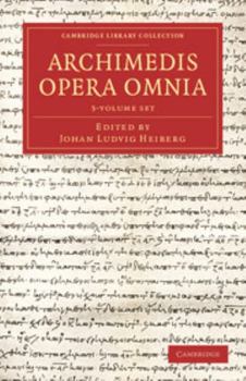 Paperback Archimedes Opera Omnia 3 Volume Set Book