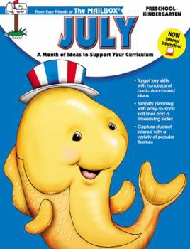 July ;A Month of Ideas At Your Fingertips Preschool -kindergaten