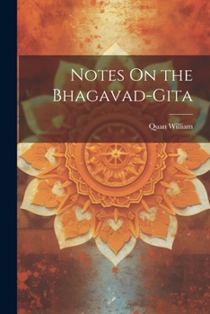 Paperback Notes On the Bhagavad-Gita Book