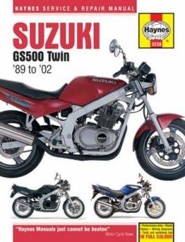 Hardcover Suzuki Gs500 Twin 1989-2002 Book