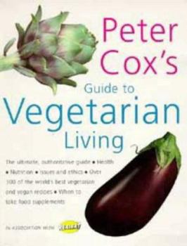 Paperback Peter Cox's Vegetarian Living Book
