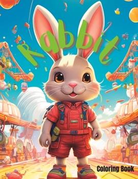 Paperback Rabbit Coloring Book: Adventure Bunny Coloring Book For Kids Book