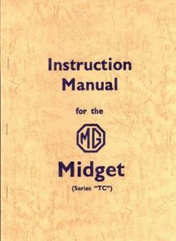 Paperback MG Midget Tc Instruction Manual Book