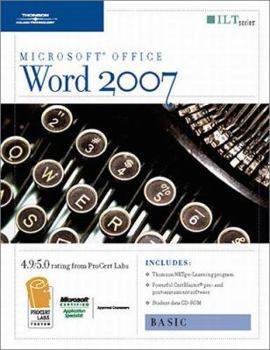 Spiral-bound Microsoft Office Word 2007: Basic Student Manual [With 2 CDROMs] Book