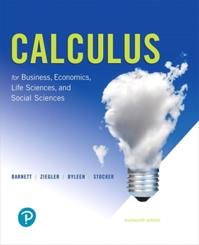 Calculus: For Business, Economics, Life Sciences, and Social Sciences