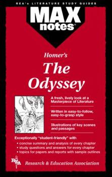 Paperback Odyssey, the (Maxnotes Literature Guides) Book