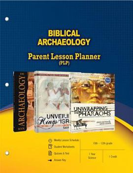 Paperback Biblical Archaeology Parent Lesson Planner Book