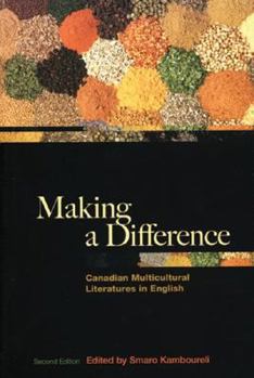 Paperback Making a Difference: Canadian Multicultural Literature Book