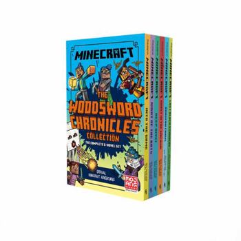 Paperback Minecraft Woodsword Chronicles 6 Book Slipcase Book