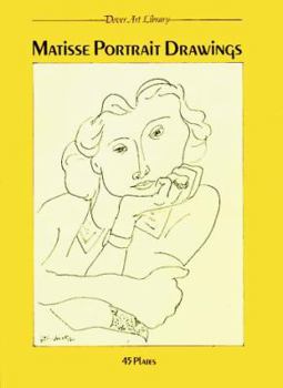 Paperback Matisse Portrait Drawings: 45 Plates Book