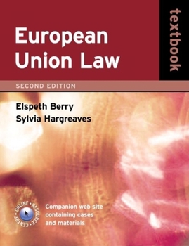 Paperback European Union Law Textbook Book