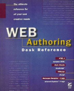 Hardcover Web Authoring Desk Reference Book