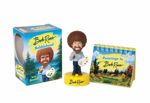 Paperback Bob Ross Bobblehead: With Sound! [With Book] Book