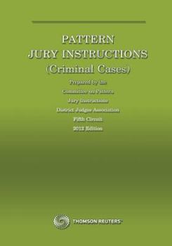 Paperback Pattern Jury Instructions (Criminal Case) Book