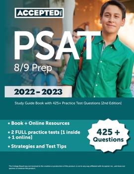 Paperback PSAT 8/9 Prep 2022-2023: Study Guide Book with 425+ Practice Test Questions [2nd Edition] Book