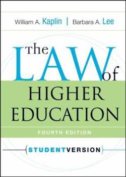 Paperback The Law of Higher Education Book