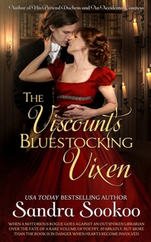 Paperback The Viscount's Bluestocking Vixen: a steamy standalone Regency Christmas romance Book